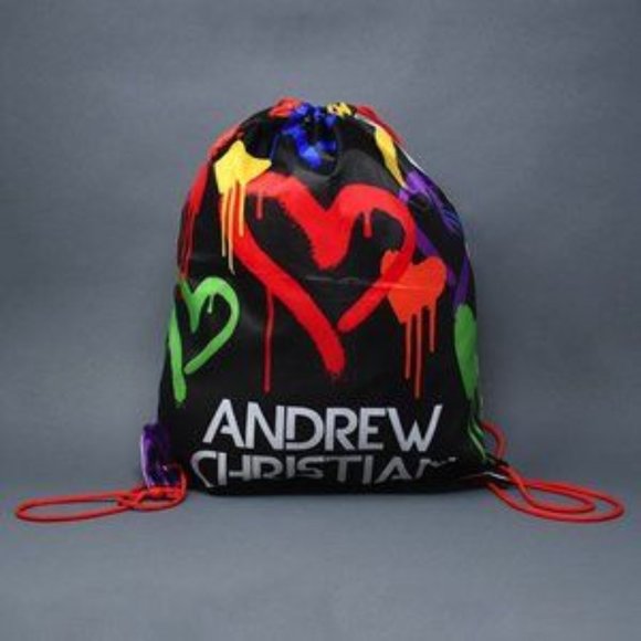 Other - Andrew Christian Graffiti Heart Backpack
